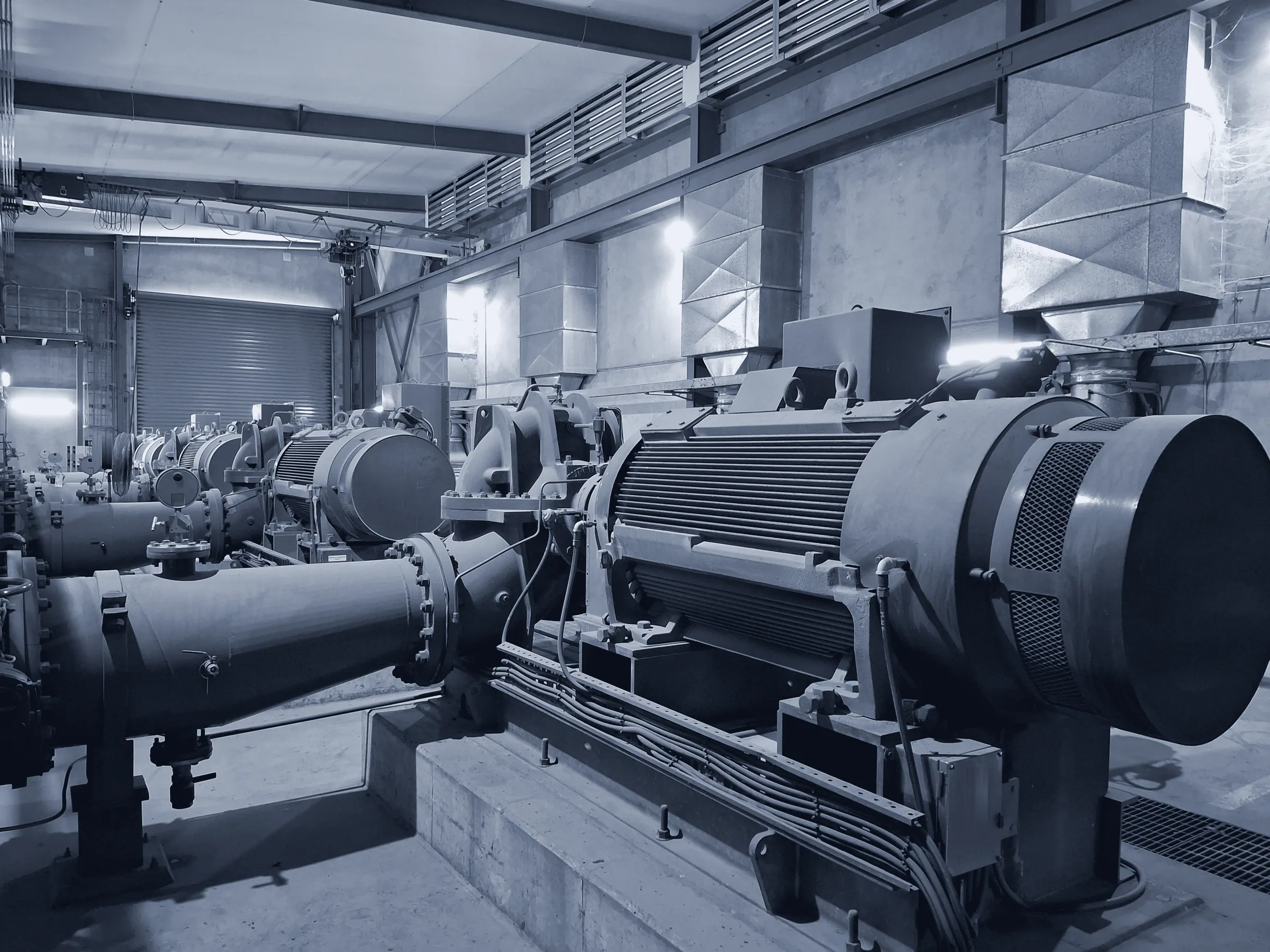 Pump hall, independent stress test of the bid